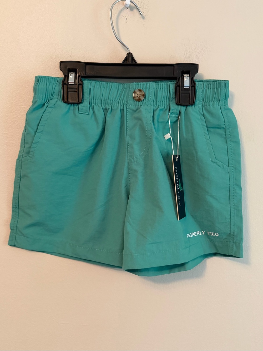 Properly Tied Green Mallard Shorts
